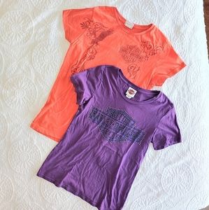 Bundle of 2 Harley Davidson T-Shirts